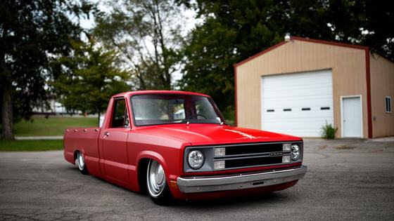 1981 Ford Courier with Custom Air Suspension