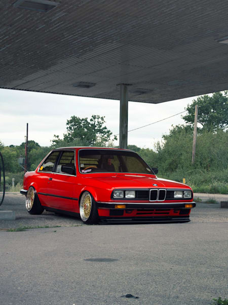 BMW E30 with BBS RS Wheels