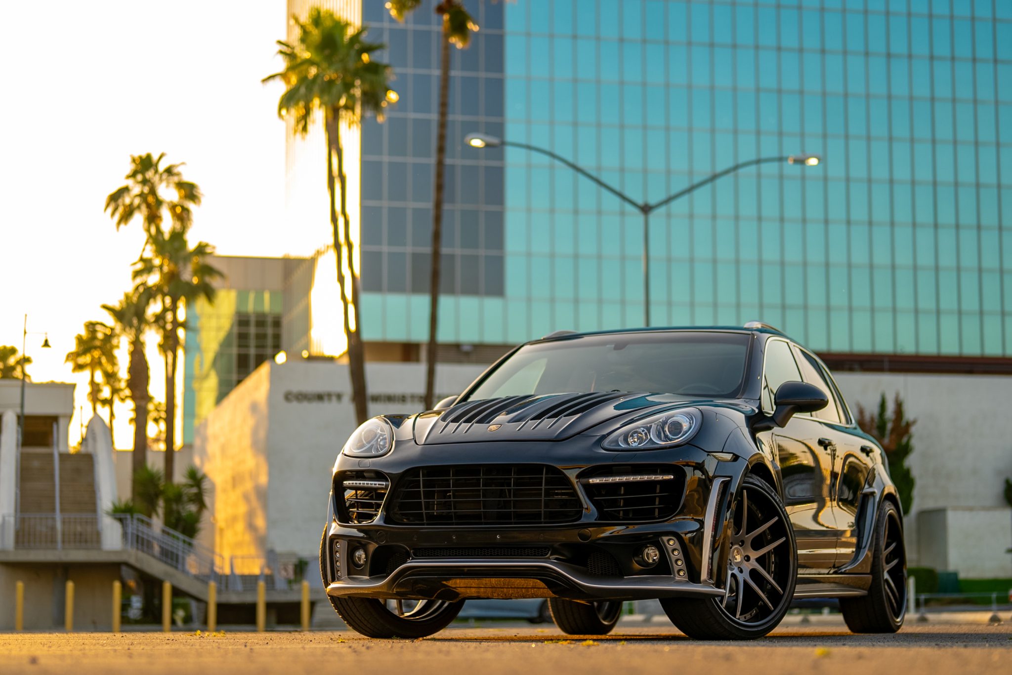 2013 Porsche Cayenne S with Wald Black Bison Kit