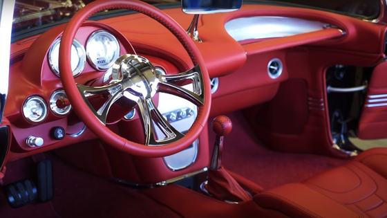 572 Big Block 1958 Chevrolet Corvette with Custom Red Interior