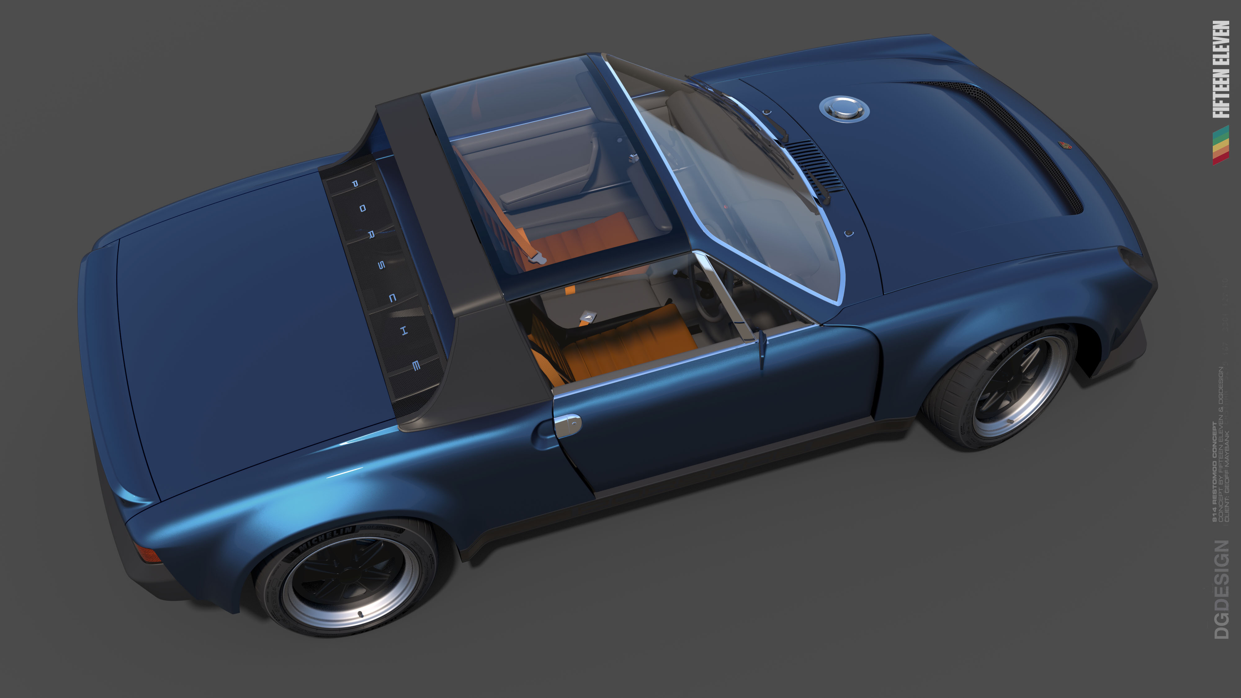 Widebody Porsche 914 with Cayman S Boxer Engine