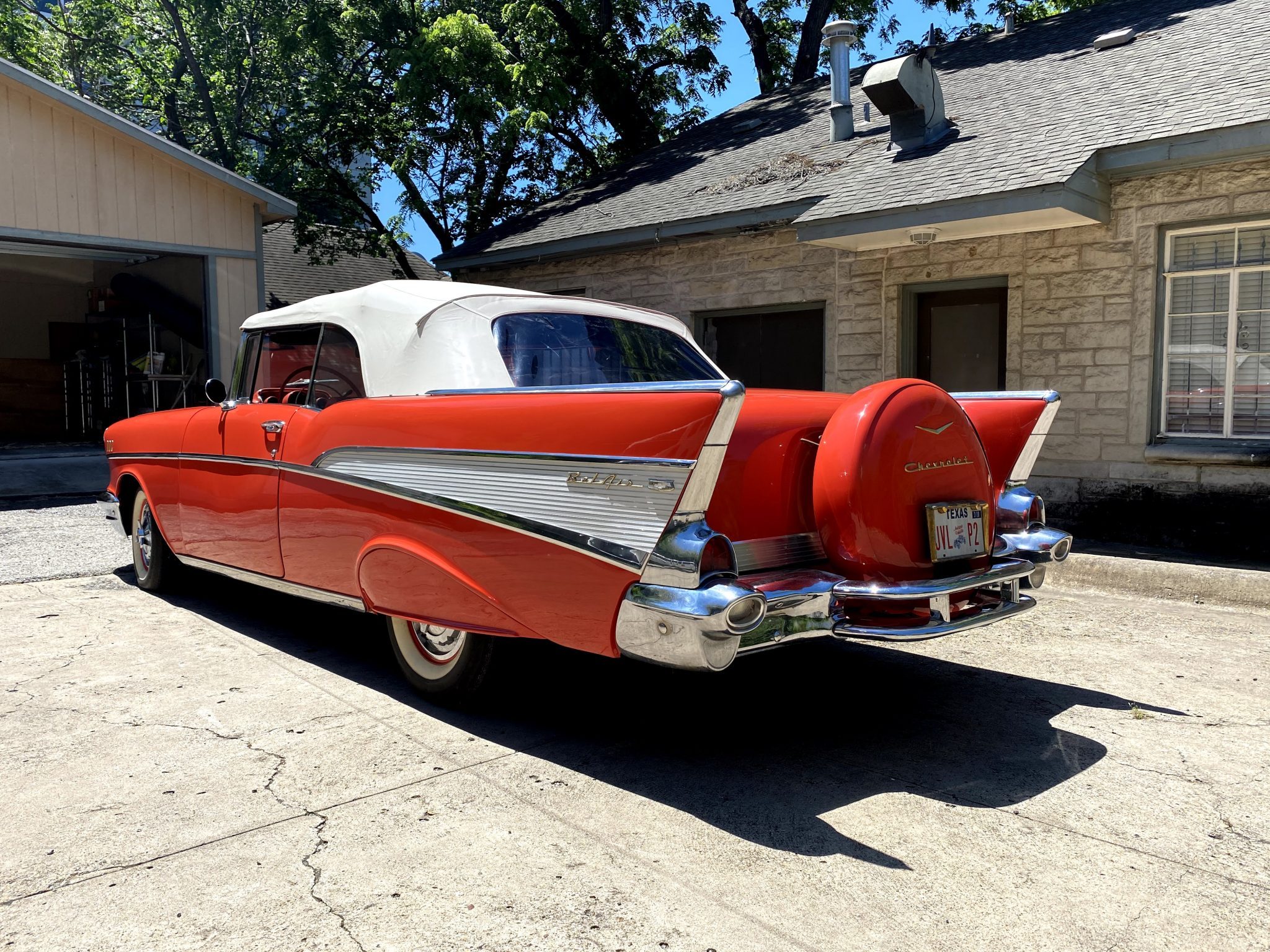 5.7-Liter V8 Chevrolet Bel Air Convertible