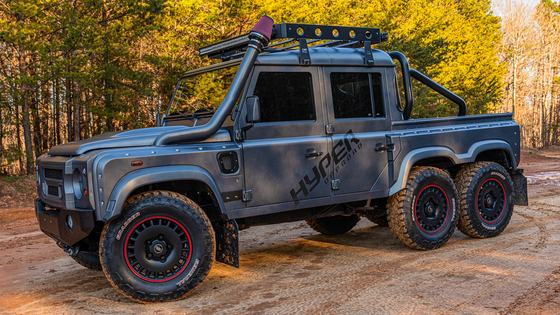 1993 Land Rover Defender 6x6 "The Flying Huntsman" by Hyper Offroad