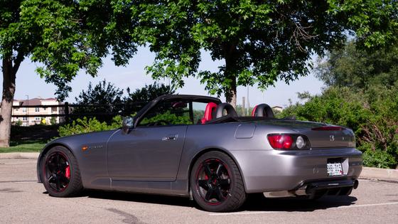 Modified 2001 Honda S2000 with Volk Racing Wheels