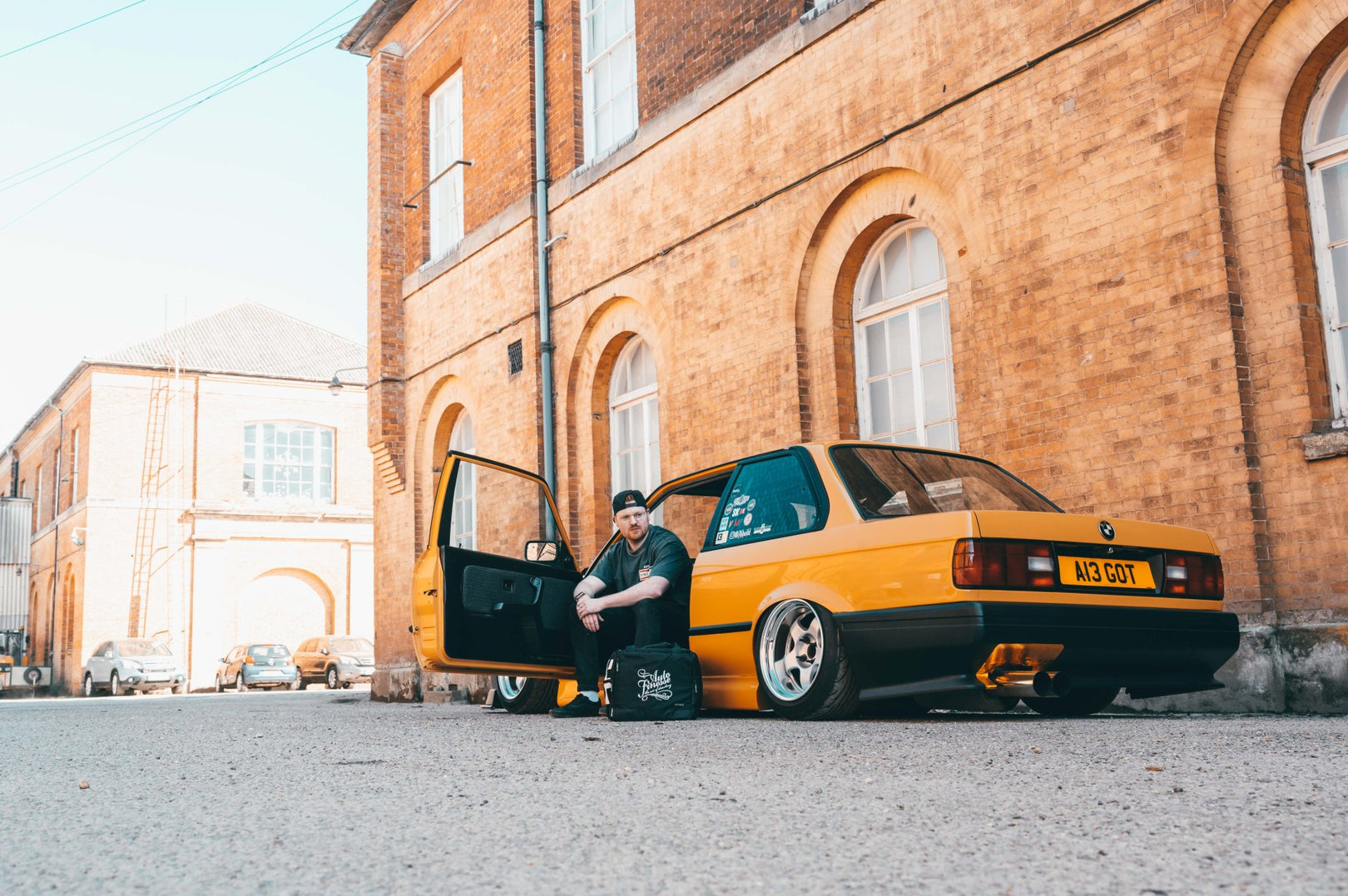 B48-Swapped BMW E30 in Bahama Gold