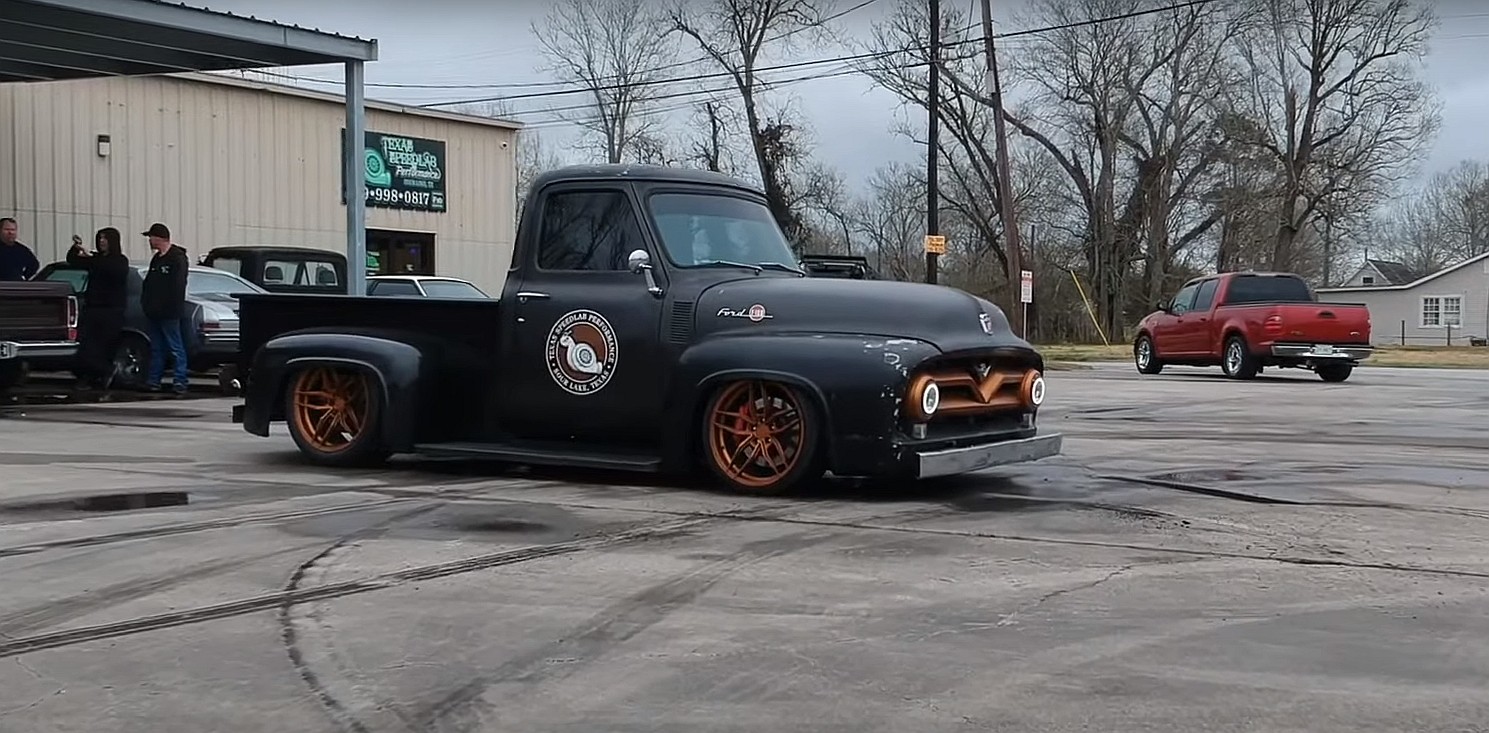 Procharged Coyote-Powered 1955 Ford F-100