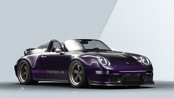 Viola Metallic Gunther Werks Porsche 993 Speedster