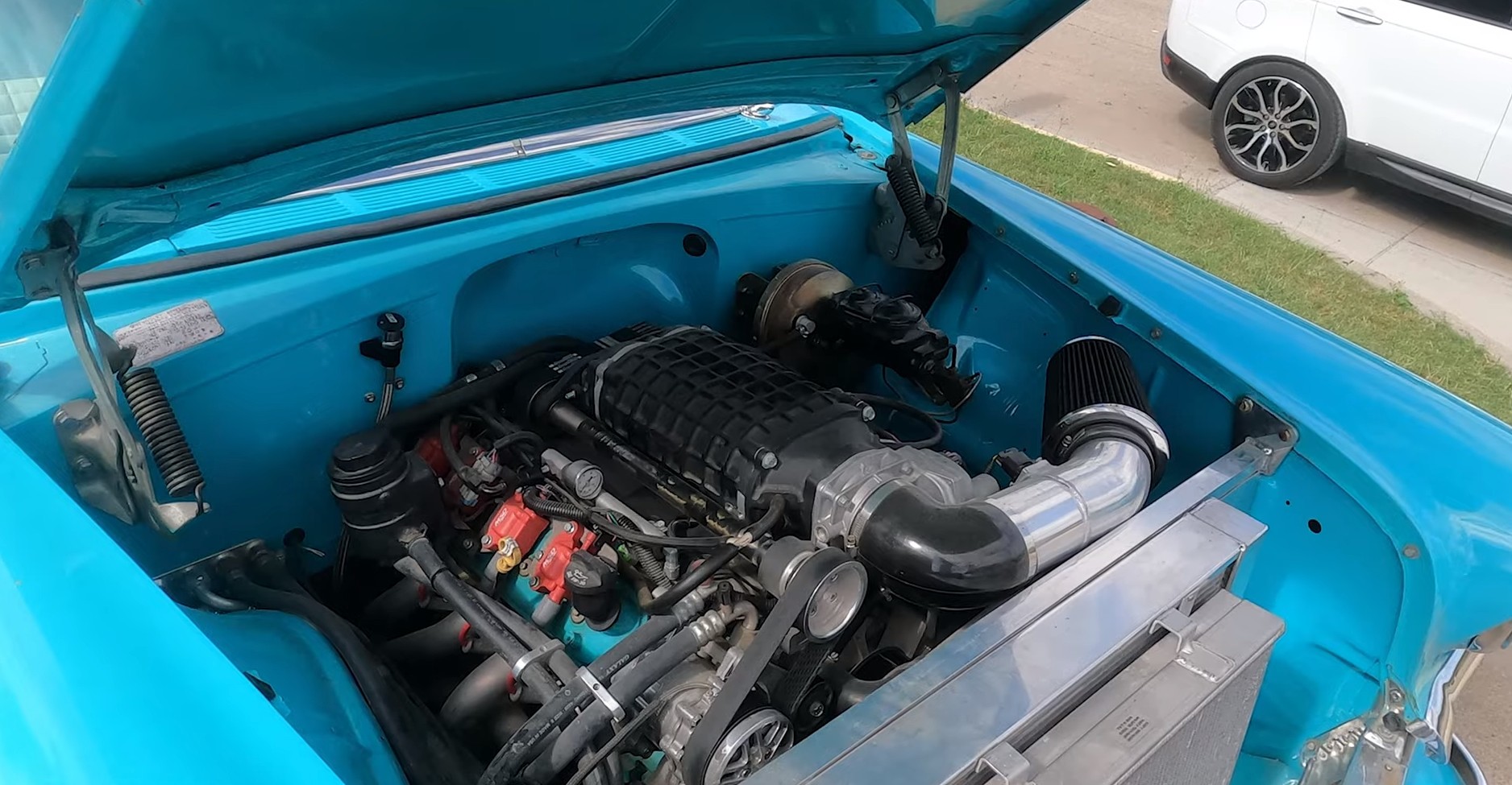 Supercharged LS-Swapped 1956 Chevrolet Bel Air