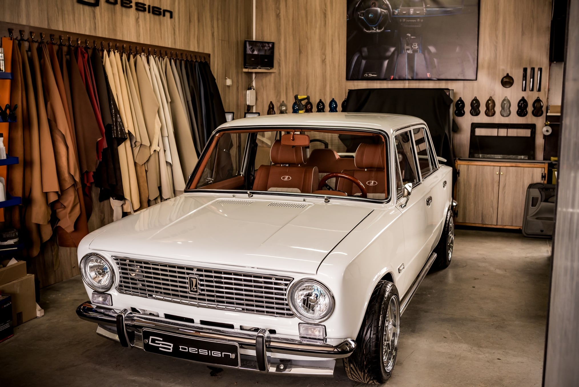 Luxury Restomod VAZ-2101 Lada Sedan by GB Design