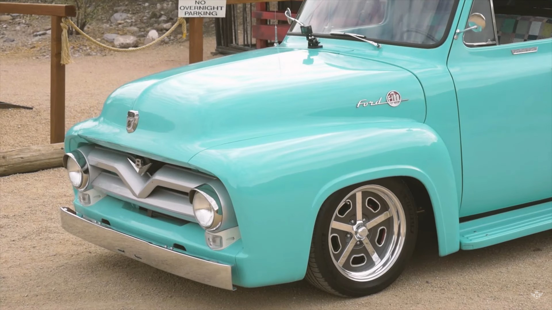 Coyote-Swapped 1955 Ford F-100 by Fat Fender Garage