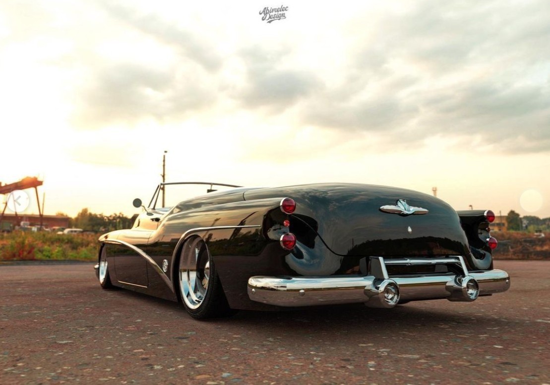 1953 Buick Skylark EV Hot Rod Render by Abimelec Design