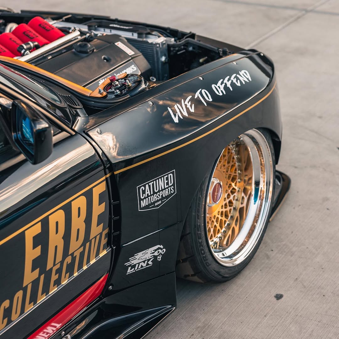 S52-Powered LTO widebody BMW E30 Convertible