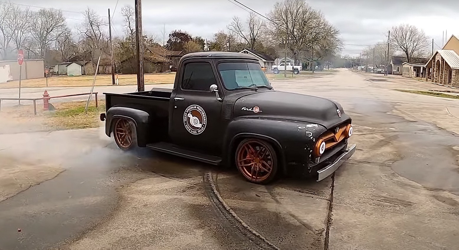 Procharged Coyote-Powered 1955 Ford F-100