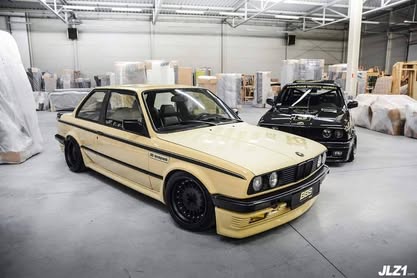 BMW E30 with BBS Body Kit