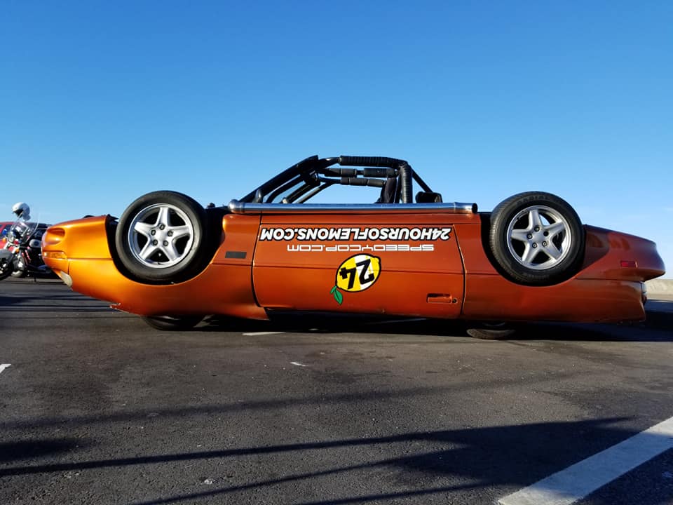 Upside-Down Chevrolet Camaro-Ford Festiva for LeMons