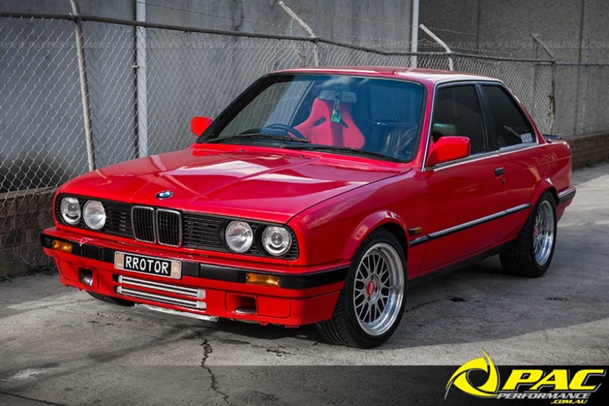 BMW E30 with Turbo 13B Engine Swap