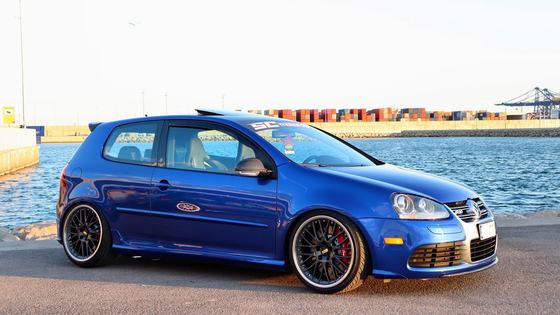 Stanced Volkswagen Golf