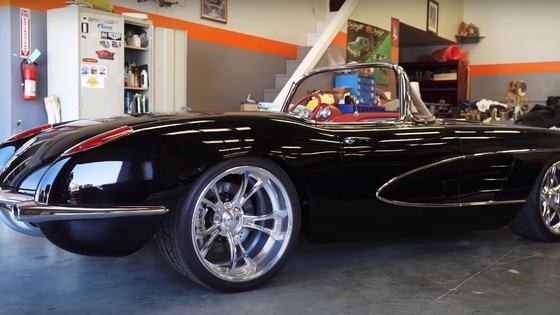 572 Big Block 1958 Chevrolet Corvette with Custom Red Interior
