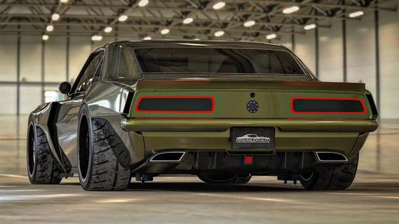 Rendered 1969 Chevy Camaro Restomod Concept