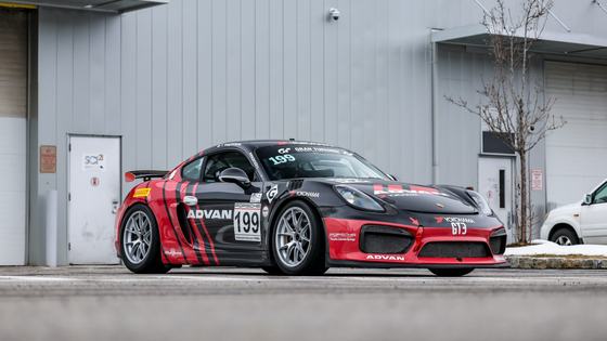 3.8L Flat-Six Porsche Cayman GT4 Clubsport Race Car