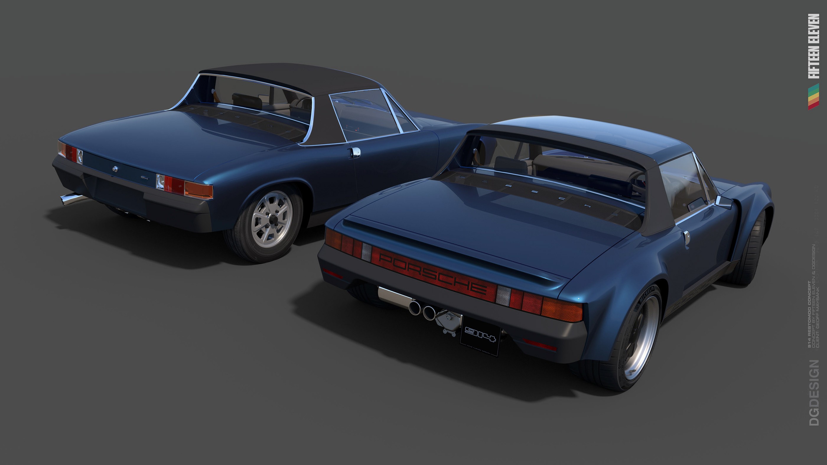 Widebody Porsche 914 with Cayman S Boxer Engine