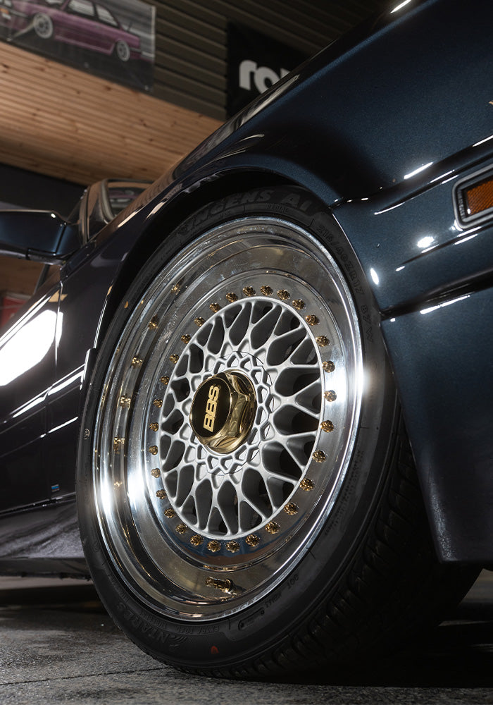 MTech 2 BMW E30 Cabriolet with CAtuned Coilovers
