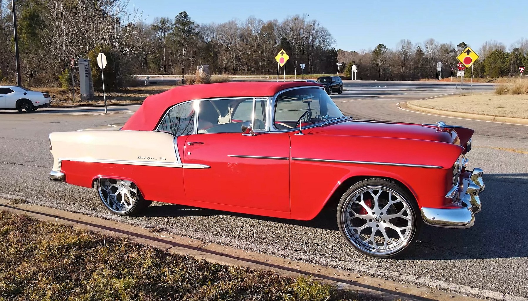 LS3-Powered 1955 Chevrolet Bel Air Restomod with Forgiato Wheels