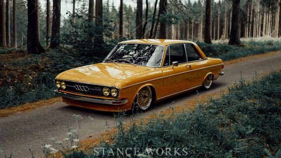 1972 Audi 100 LS "Tibetorange" by David Müller