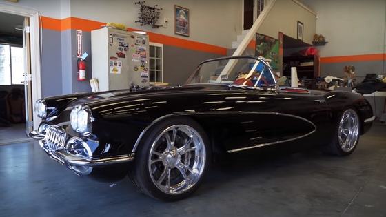 572 Big Block 1958 Chevrolet Corvette with Custom Red Interior