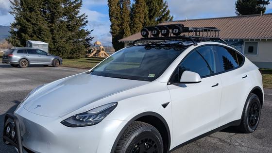 Off-Road Modified 2021 Tesla Model Y Long Range