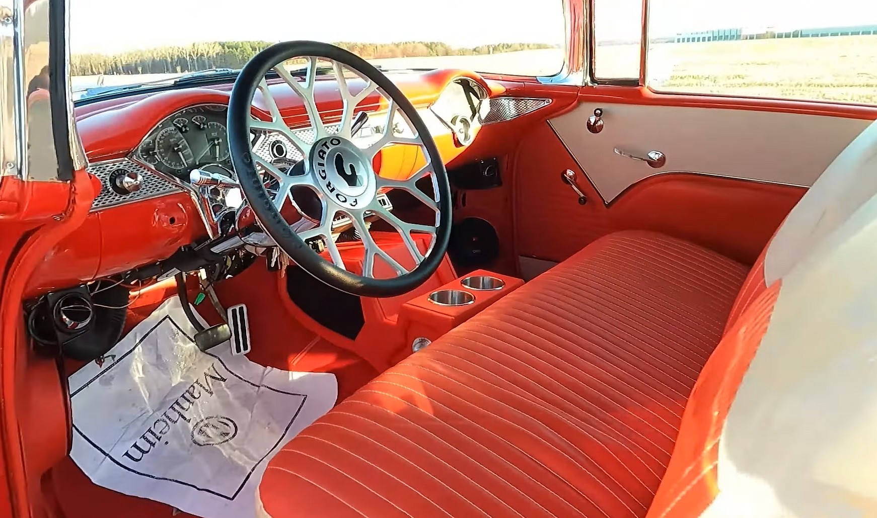 LS3-Powered 1955 Chevrolet Bel Air Restomod with Forgiato Wheels