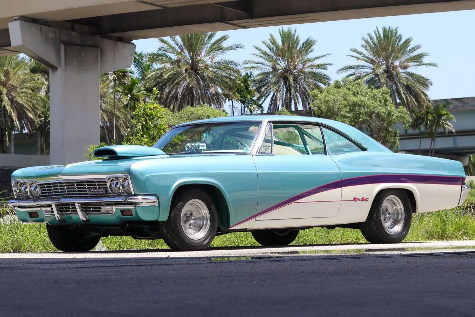 Restomod 1966 Chevrolet Impala SS with Miami Vice Aesthetic