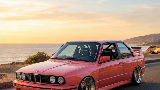 Pink BMW E30