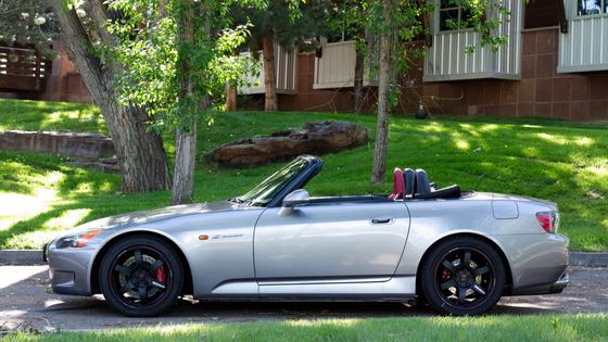 Modified 2001 Honda S2000 with Volk Racing Wheels