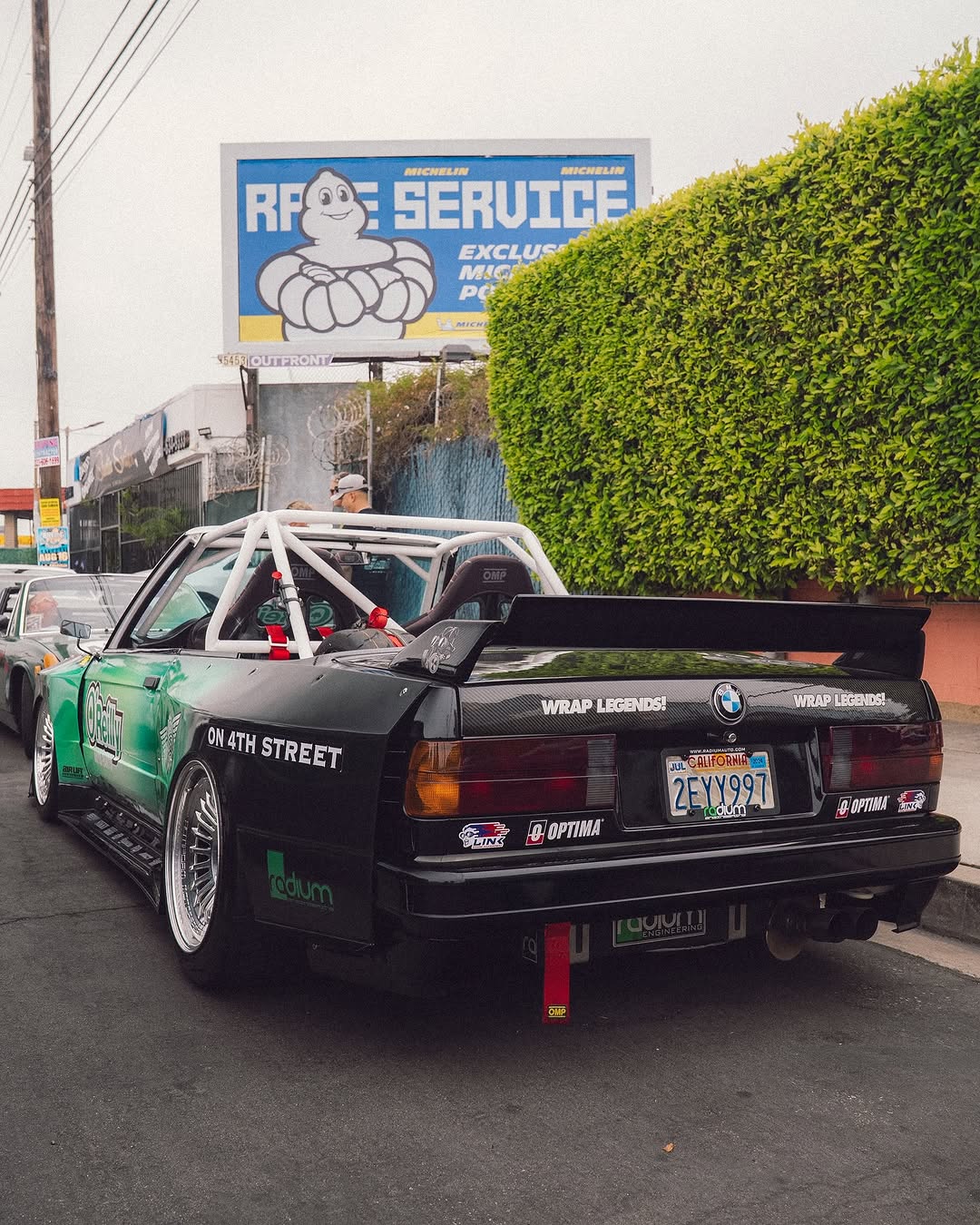 S52-Powered LTO widebody BMW E30 Convertible