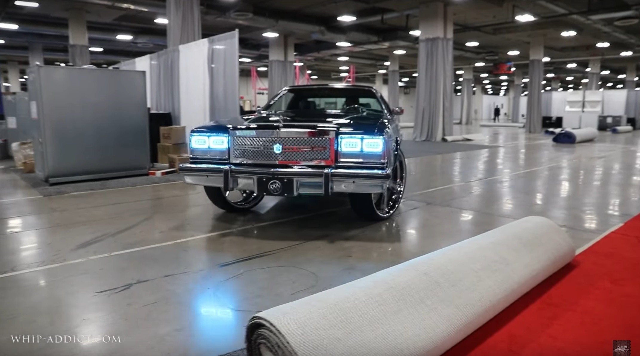 Blinged-Out 1976 Buick Regal with 26-Inch Chrome Wheels