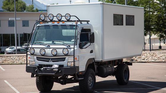 2017 Mitsubishi Fuso Canter FG4x4 with Habitat Shell