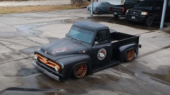 Procharged Coyote-Powered 1955 Ford F-100