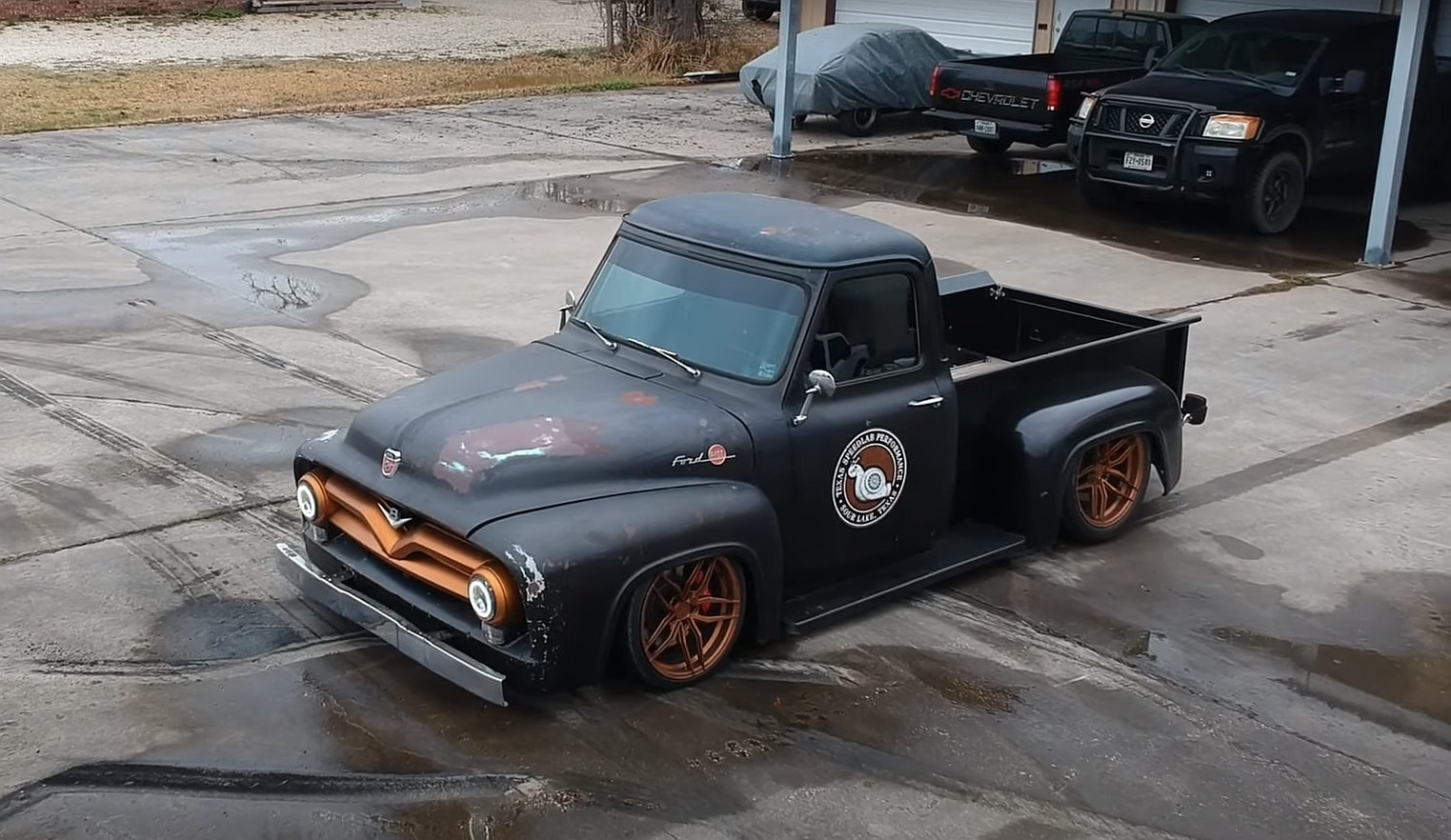 Procharged Coyote-Powered 1955 Ford F-100