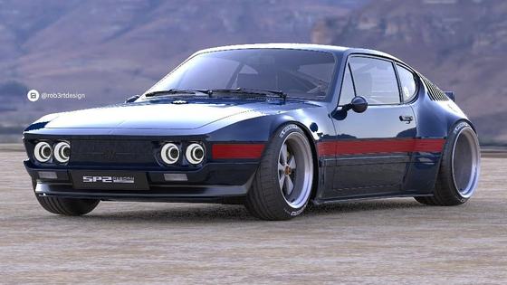Retro-Modern Volkswagen SP2 by rob3rtdesign