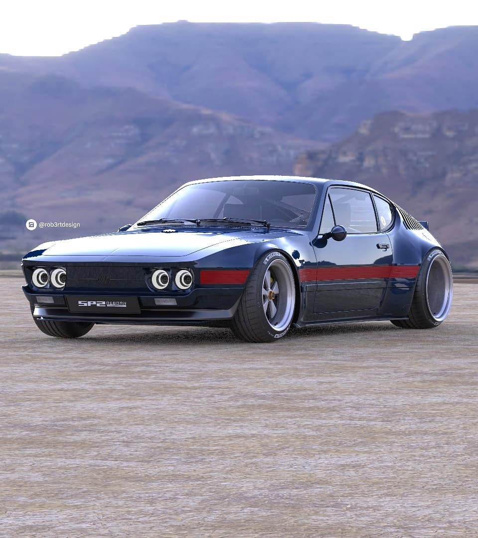 Retro-Modern Volkswagen SP2 by rob3rtdesign