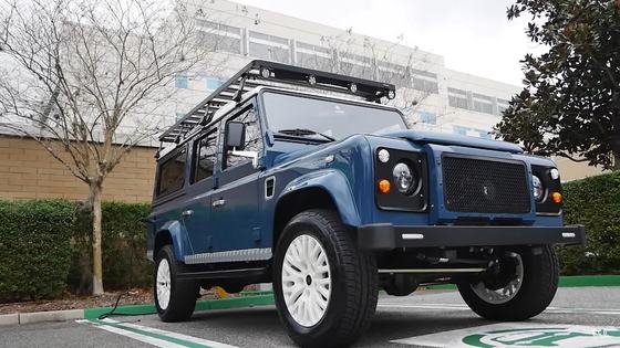 Tesla 450hp Land Rover Defender 110 by ECD