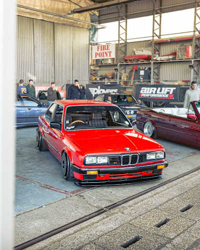 BMW E30 with BBS RS Wheels