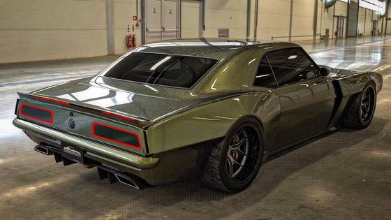 Rendered 1969 Chevy Camaro Restomod Concept