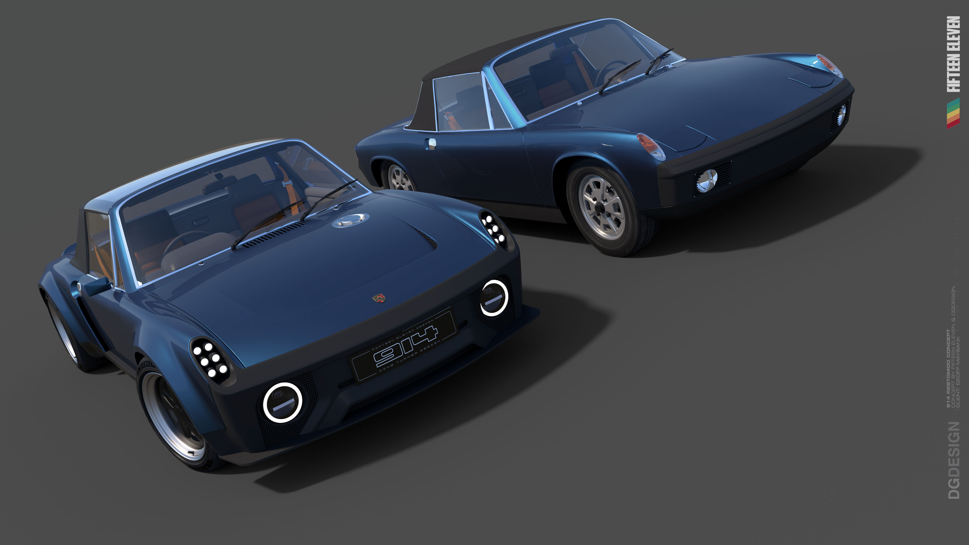 Widebody Porsche 914 with Cayman S Boxer Engine