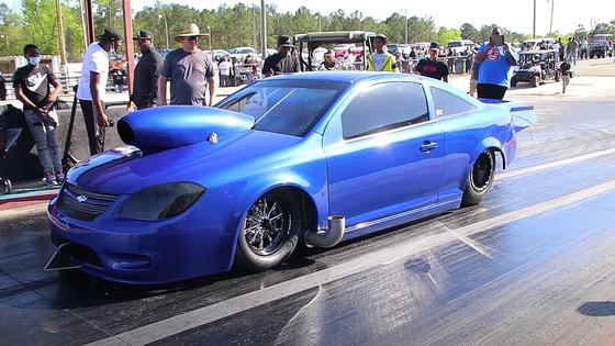 Supercharged V8 Chevrolet Cobalt Dragster