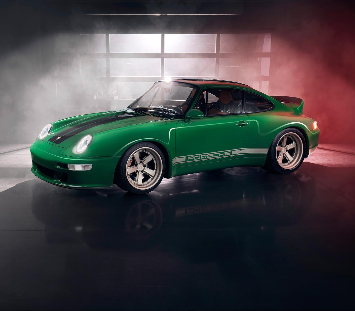 435hp Gunther Werks Porsche 993 in Irish Green