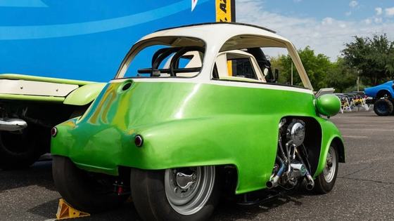 Harley-Powered 1957 BMW Isetta Dragster