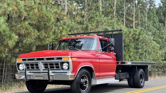 1977 Ford F-350 Custom Dually Flatbed Dump Truck