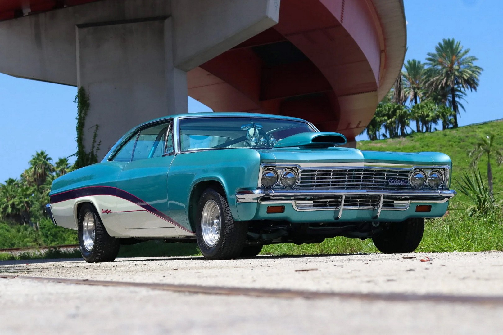 Restomod 1966 Chevrolet Impala SS with Miami Vice Aesthetic